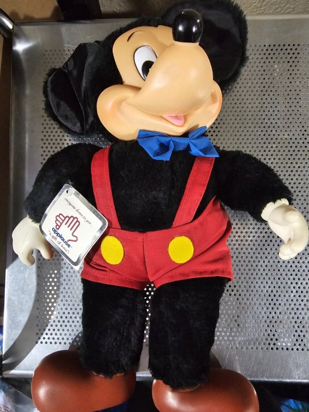 VIntage Mickey Mouse Doll 1981 Applause Rare Plush doll Toy Classic Design NEW